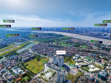 Căn góc 3 PN dt 87.3m2 HC Golden, hướng Đông Nam, view nội khu, giá từ 3.6x tỷ