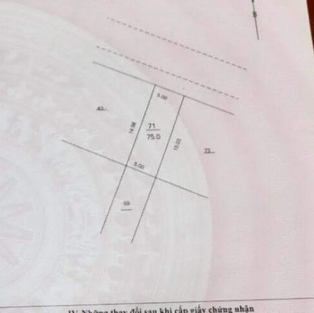 Cần bán đất liền kề khu đô thị Xa La Quận Hà Đông, diện tích 75m2 (5mx15m), giá 6,6 tỷ