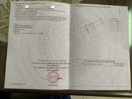 Chính chủ bán lô đất dt 155m2, mặt đường Trường Chinh, Đồng Xuân, giá bán 21 triệu/m2