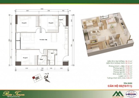 Chit với 750 sở hữu căn hộ 3 pn tại dự án chung cư Rose Town đẹp nhất Quận Hoàng Mai