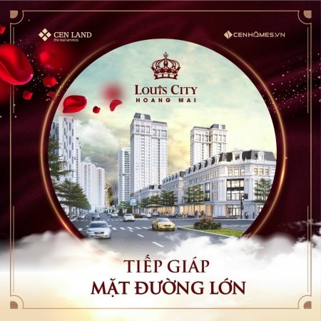 Shophouse cách phố cổ 5km giá chỉ từ 100 triệu/m2 khu đô thị Louis City Hoàng Mai, sổ sẵn