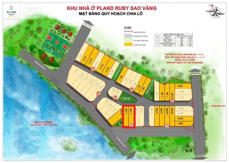 Cần bán LK1-05,06 khu nhà ở PLand Ruby Sao Vàng, Thanh Hoá