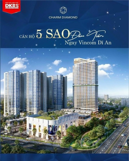 Booking căn Studio siêu hiếm tại dự án cao cấp Charm Diamond Dĩ An, lh 0979810280