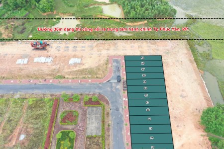 Mở bán mặt đường 36m khu đô thị mới Xuân Hoà, giá gốc 13 triệu/m2, lh 0356144921