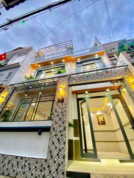 Bán Gấp Nhà Gò Vấp, diện tích sử dụng 70m2, đúc 3 tầng, đẹp lung linh, giá rẻ, sổ sẵn