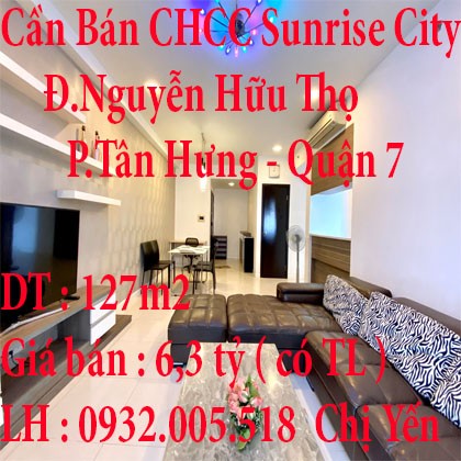Cần Bán Căn Hộ Chung Cư Sunrise City Quận 7 ,TP Hồ Chí Minh