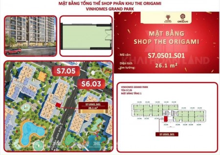 Shophouse cực hiếm tại Origami khu đô thị Vinhomes Quận 9 giá gốc Chủ đầu tư, lhcc