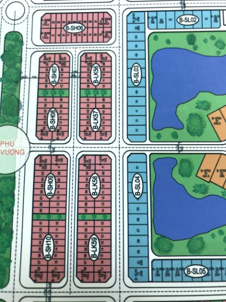 Chính chủ bán lô đất dt 102m2, giá 1.7 tỷ, hướng Đông Nam, view hồ dự án New city Phố Nối