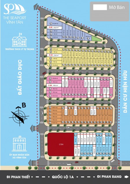 Sinh lời X2 đón đầu xu hướng đất nền cảng biển The Seaport Vĩnh Tân, sổ hồng từng nền