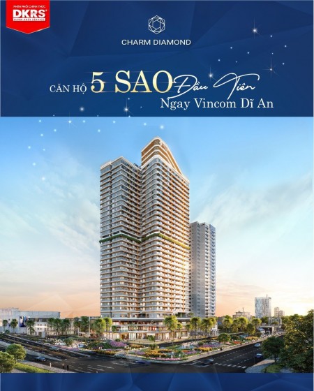 Sở hữu ngay căn hộ cao cấp Charm Diamond tại ngã tư lớn nhất Dĩ An chỉ với 500 Tr(25%)