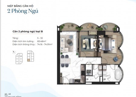 Sở hữu căn hộ hạng sang Asiana Đà Nẵng, 99% view biển, bảng giá đợt 1, TT 24 tháng - CK lên đến 9%