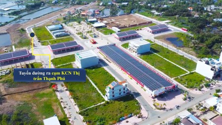 Cần bán đất nền liền kề chợ, Cụm Công Nghiệp giá ưu đãi Huyện Thạnh Phú, tiện ích đủ