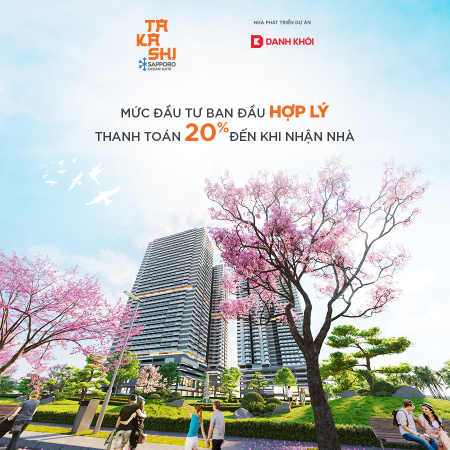 Mở bán căn hộ chung cư Takashi Ocean Suite, hỗ trợ vay ân hạn nợ gốc và hỗ trợ lãi suất 0%