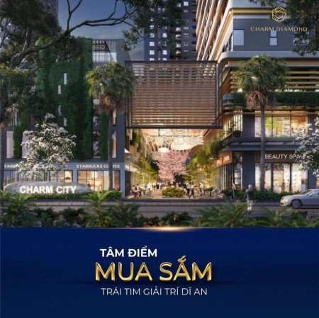 Thanh toán chỉ 25% đến khi nhận nhà, hổ trợ ân hạn gốc lãi chỉ có tại Charm Diamond