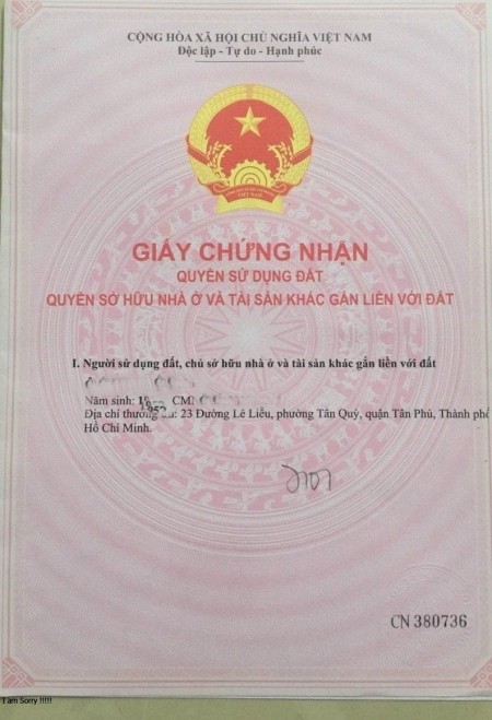 Bán gấp lô đất dtsd 1596m2 giá bán chi 15.2 tỷ Tân Phú Trung huyện Củ Chi thương lượng