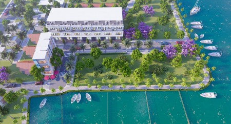 Bán đất nền Cam Lâm 8 lô sát đầm Thủy Triều tiện ích đủ, đường rộng vào dễ dàng
