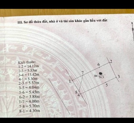 Bán nhà mặt phố Hồng Tiến, 3 tầng, diện tích sử dụng 74m2, kinh doanh sầm uất