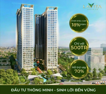 Lavita Thuận An chỉ 1.6 tỷ sở hữu ngay căn hộ resort 5 sao mặt tiền đường Nguyễn Thị Minh Khai.