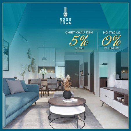 Căn hộ tại Rose Towm 79 Ngọc Hồi giá chỉ từ 1,9 tỷ/căn 2pn, 2wc kề hồ view phố