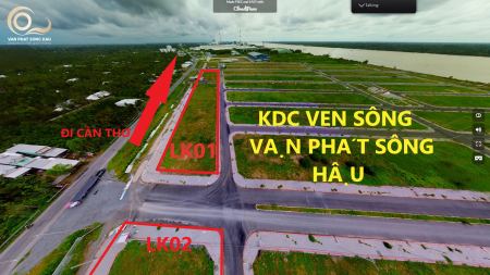 Bán cặp nền thổ cư liền kề mặt tiền Nam Sông Hậu ngân hàng hỗ trợ vay, vị trí đắc địa