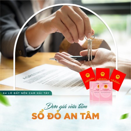 Bán đất nền 2 mặt tiền đường lớn, xe vào tận đất, diện tích 8.6 triệu/m2, sổ đỏ từng lô