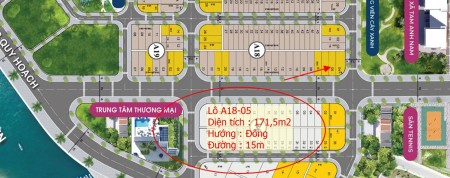 Bán đất nền dự án tại Xã Tam Anh Nam, Núi Thành, Quảng Nam diện tích 171.5m2 giá 1.7 tỷ