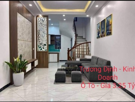 Trương Định diện tích nhà rộng 33m2, 3 tầng đúc, giá bán 3.25 tỷ mặt ngõ ô tô kinh doanh.