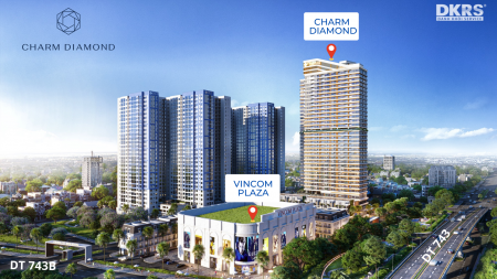 Căn Hộ Liền Kế Vincom Dĩ An, Ngã Tư 550, Mặt Tiền DT743