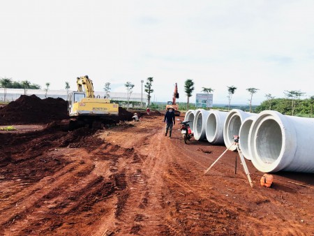 Đất mặt tiền DT741, giá chỉ 4 triệu/m2, sổ hồng riêng bao giấy phép xây dựng, pháp lí chuẩn