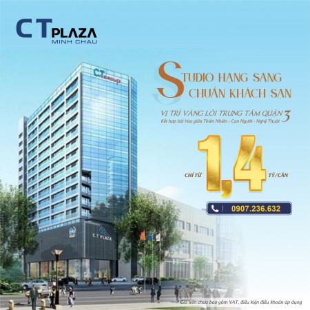 Bán căn hộ văn phòng chuẩn 5*, mặt tiền đường Lê Văn Sỹ quận 3.Giá chỉ từ 1,4tỷ