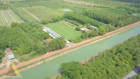 Bán đất đầu tư giá rẻ, view Kênh mát mẻ, sổ Hồng sẵn thị trấn Châu Thành, lh 0967802732