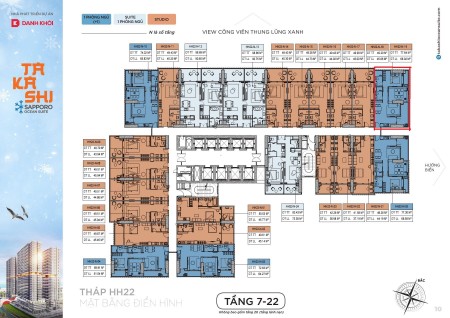 Bán căn hộ hiếm có duy nhất 1 căn diện tích 70m2, chung cư Takashi View biển, giá đợt 1
