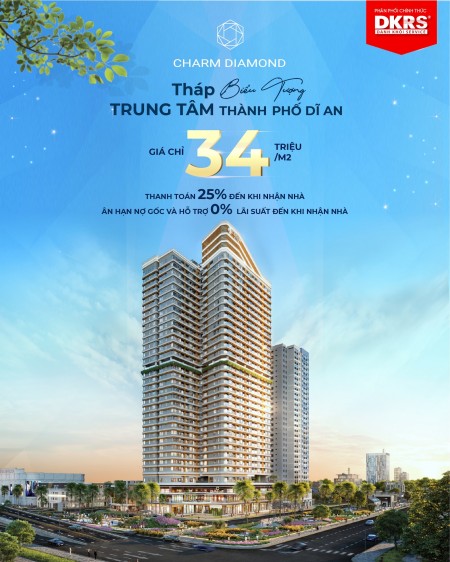 Chuẩn mực sống kim cương mới - Charm Diamond, thanh toán chỉ từ 25% đã sở hữu