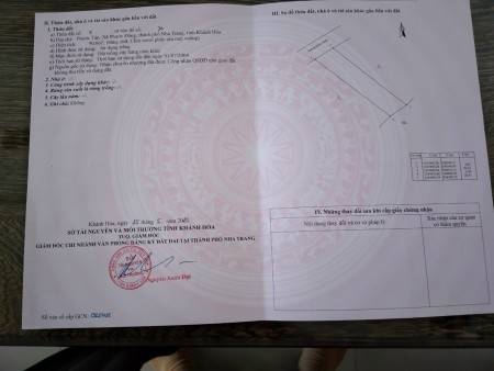 Bán đất đường hoàng minh thảo xã Phước Đồng Nha Trang giá 520 triệu pháp lý đầy đủ