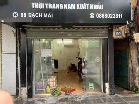 Cho thuê mặt bằng tầng 1 mặt phố Bạch Mai, đầu phố thuận tiện kinh doanh khu dân cư đông