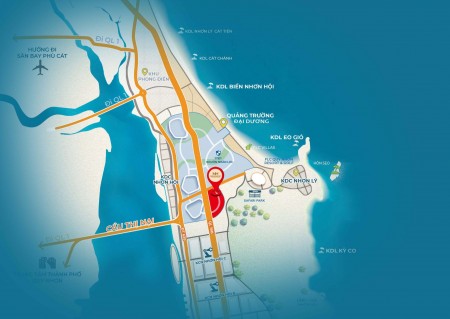 Đất Nền Biển Sở Hữu Lâu Dài - Nhơn Hội New City, ngân hàng hỗ trợ vay 70% pháp lí rõ ràng