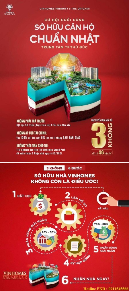 Chỉ 50tr sở hữu ngay căn hộ Vinhomes cùng nhiều chính sách hấp dẫn phân khu Origami