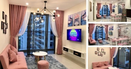 Cho thuê căn hộ chung cư full nội thất 2PN màu hồng dễ thương giá 6 triệu/tháng, lhcc