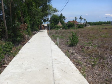 Đất vườn Tịnh Hà diện tích sử dụng 1450m2 trong đó có 200m đất ở đường nhựa, xe. vào tận nơi