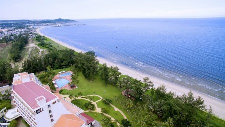 Bán lô diện tích 1900m2 đất mặt biển Mũi Né thành phố Phan Thiết, giá 45 triệu/m2, sổ sẵn