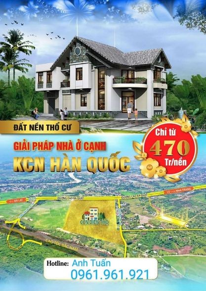 Bán đất nền ven TP Nha Trang, cạnh khu công nghiệp do Hàn Quốc đầu tư ngay QL27C Nha Trang - Đà Lạt