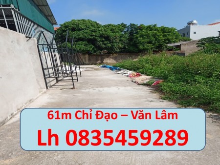 Bán 61m2, đất tại cực đẹp tại Chỉ Đạo Văn Lâm, giá tốt cho công nhân, lh 0835459289