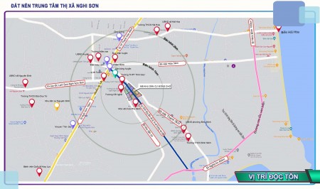Đô Thị Trung Tâm Thị Xã Nghi Sơn, tiềm năng đầu tư lớn khu dân trí cao, pháp lí đầy đủ
