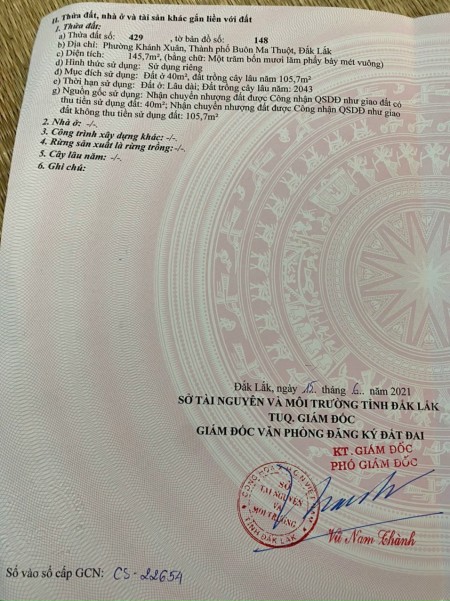 Gia Đình Có 3 Lô Liền Kề Cần Bán Gấp Tại Phường Khánh Xuân Giá Siêu Rẻ.