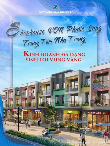 Bán Shophouse VCN Phước Long 2 Nha Trang, đường 43M, thuộc KĐT Phước Long 2