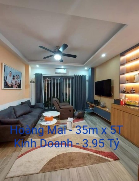 Mặt phố kinh doanh, ô tô tránh, nhà đẹp, Quận Hoàng Mai dtsd 35m2 5 tầng, Giá 3.95 Tỷ.
