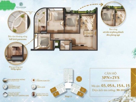 Bán Căn Hộ Lanmark ecopark đẳng cấp trên khách sạn 5* thành Phố Xanh Ecopark