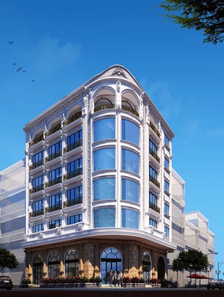 Tòa văn phòng lô góc mặt tiền khủng Khu đô thị Nam Trung Yên – Nguyễn Quốc Trị 250m2
