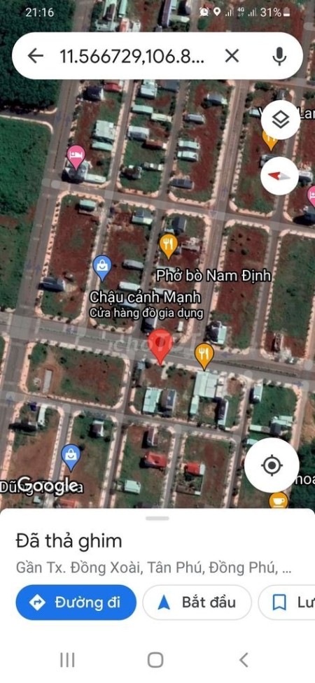 Chính chủ mùa dịch bán đất 2 MT Hồ Xuân Hương Đồng Xoài 6x25 giá 2 ty