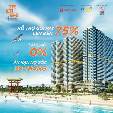 Đất nền, căn hộ ven biển sổ đỏ giá bán 2 tỷ 390 triệu, cách Eo Gió Kỳ Co 5 phút di chuyển